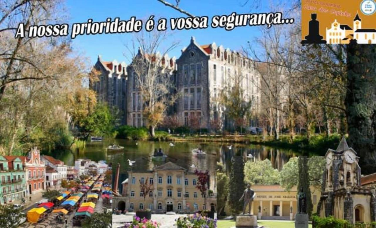 カルダス・ダ・ライーニャ Casa Dos Capinhaヴィラ エクステリア 写真
